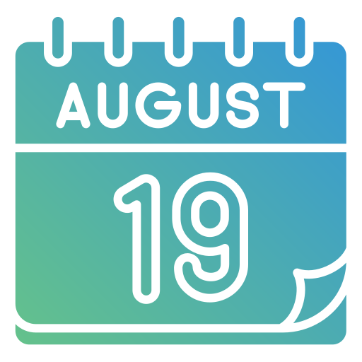 August Generic gradient fill icon