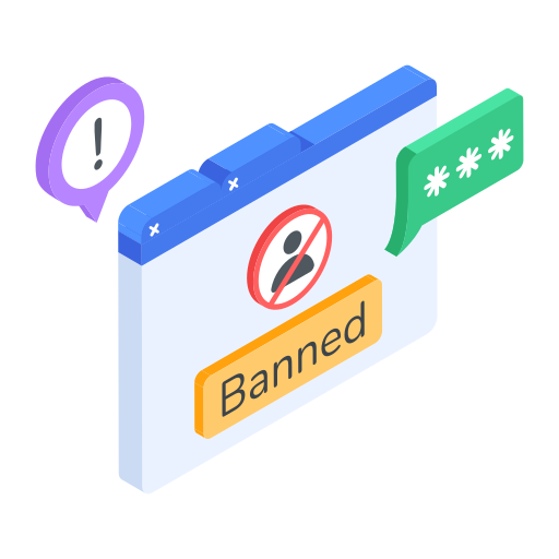 Banned website Generic color fill icon
