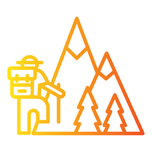 escursionismo Generic gradient outline icona
