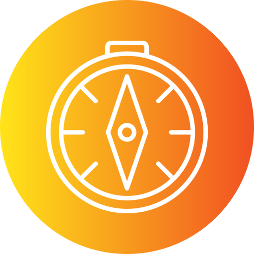 Compass Generic gradient fill icon