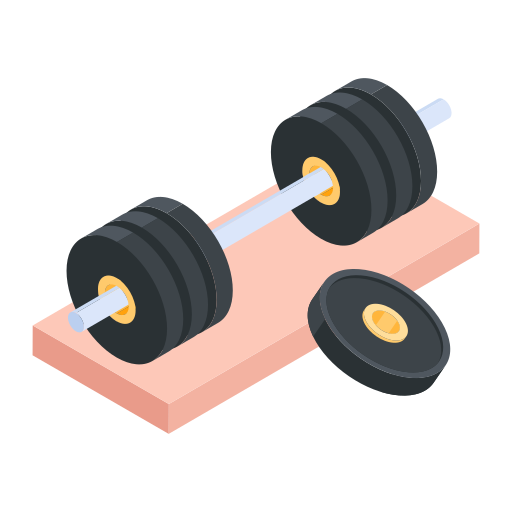 gewicht im fitnessstudio Generic color fill icon