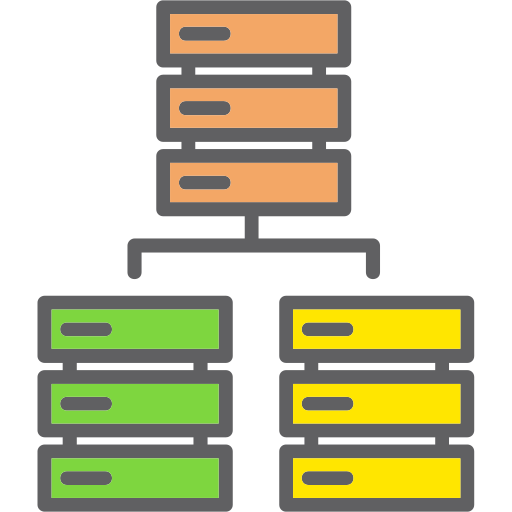 integración de datos Generic color lineal-color icono