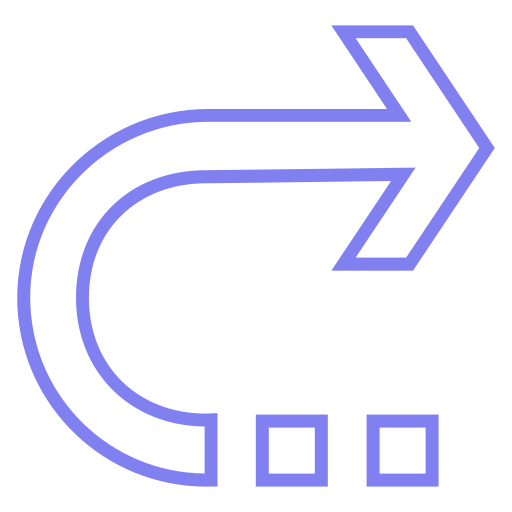 U turn Generic color outline icon