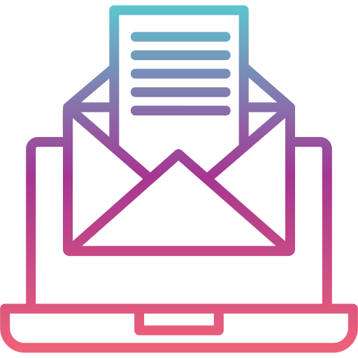 e-mail marketing Generic gradient outline icon