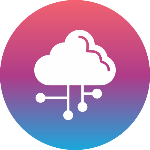 cloud computing Generic gradient fill icon