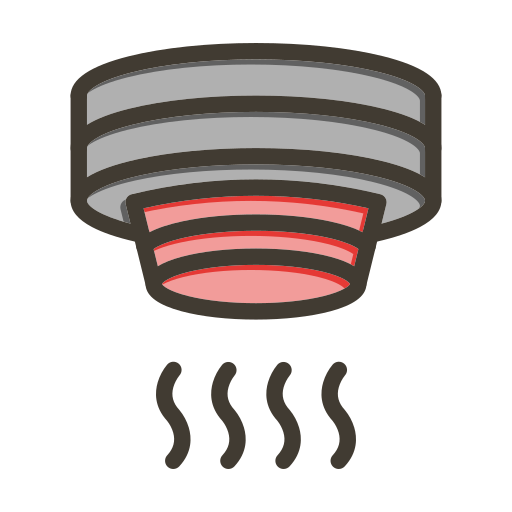 rookdetector Generic color lineal-color icoon