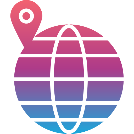 World wide Generic gradient fill icon