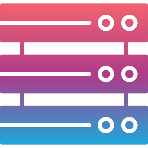 데이터 베이스 Generic gradient fill icon