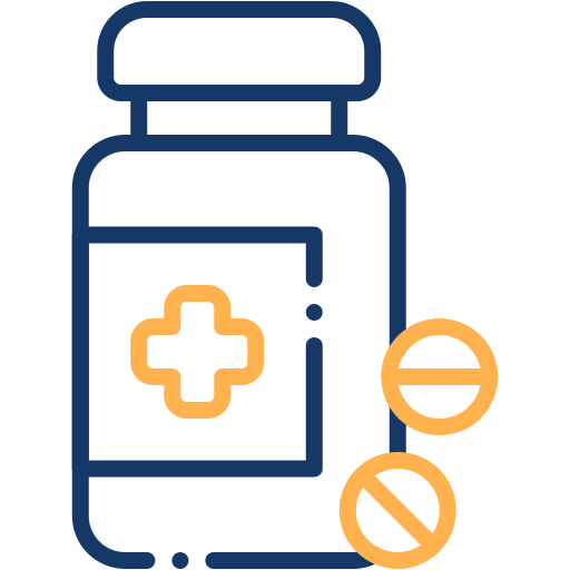Медикамент Generic color outline иконка