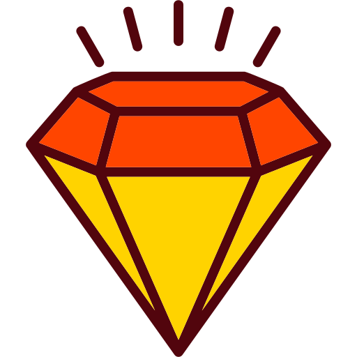 ダイヤモンド Generic color lineal-color icon