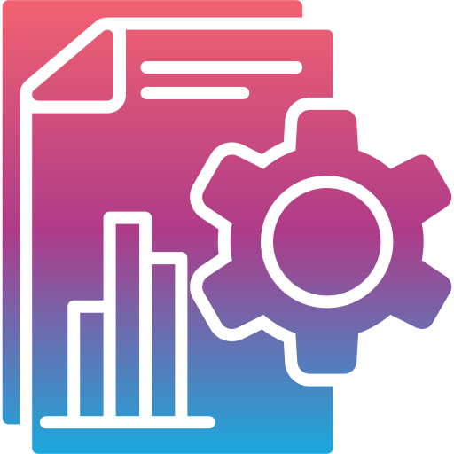 project management Generic gradient fill icoon