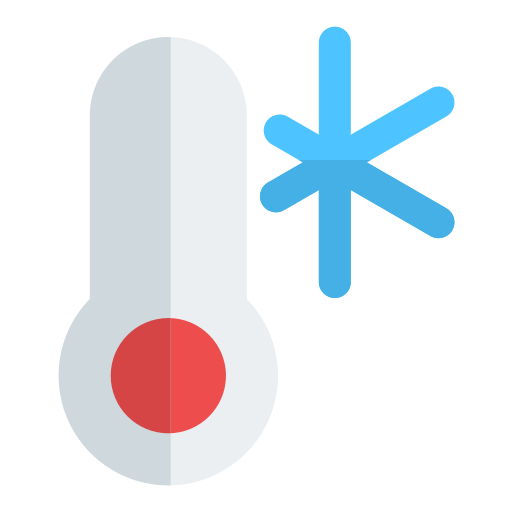 Cold temperature Generic color fill icon