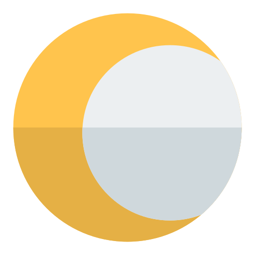 Crescent moon Generic color fill icon