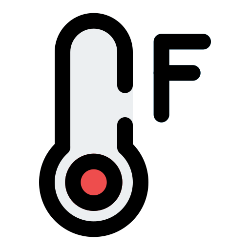 fahrenheit Generic color lineal-color icon