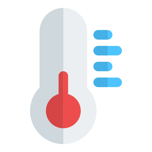 baja temperatura Generic color fill icono