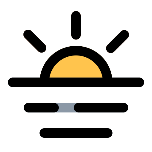 Sunset Generic color lineal-color icon