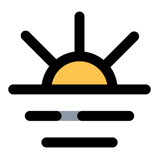 coucher de soleil Generic color lineal-color Icône