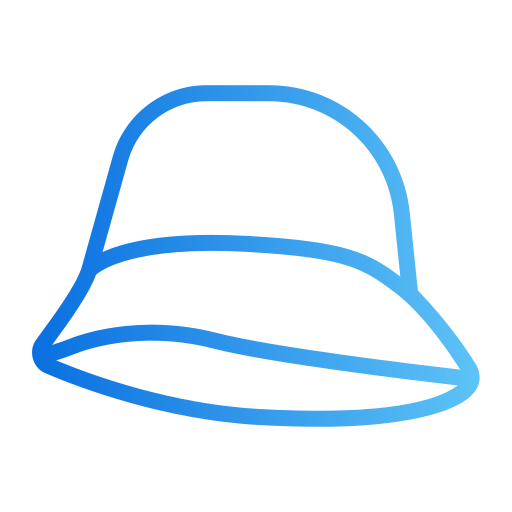 chapéu de balde Generic gradient outline Ícone