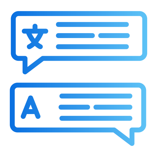 Conversation Generic gradient outline icon