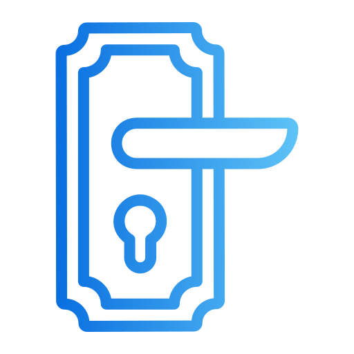 deurklink Generic gradient outline icoon