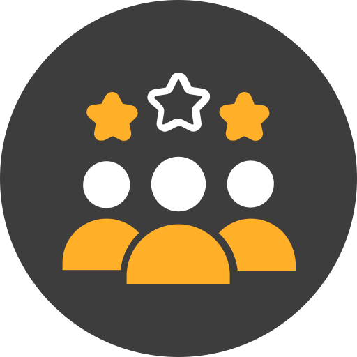 Customer rating Generic color fill icon