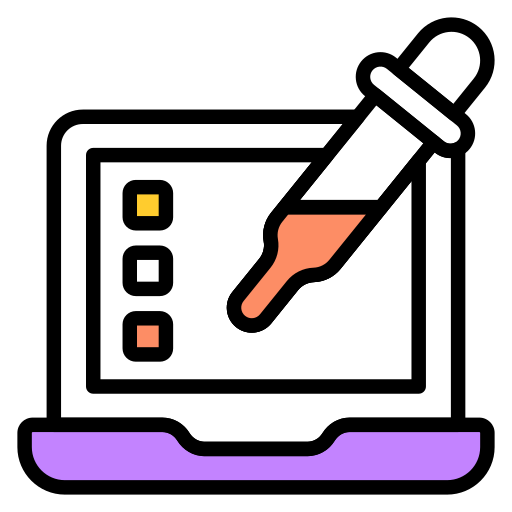Инструмент «Пипетка» Generic color lineal-color иконка