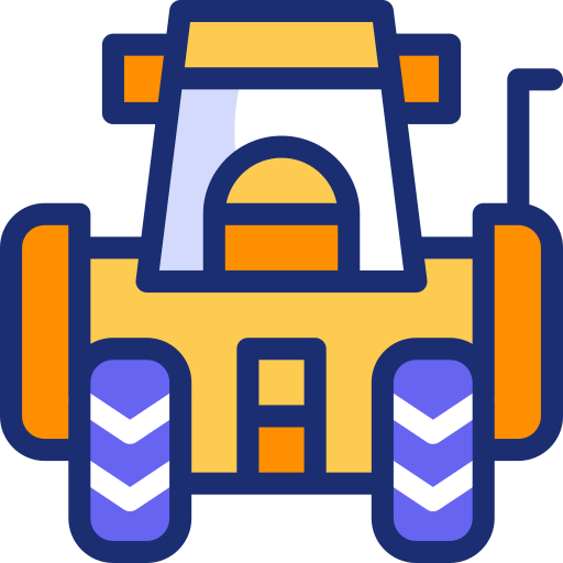 Tractor Basic Accent Lineal Color icon