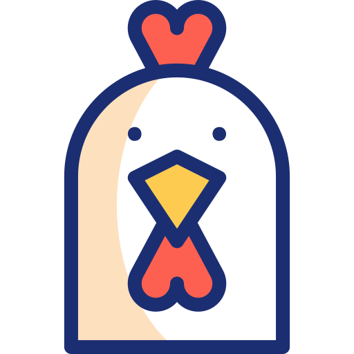 Chicken Basic Accent Lineal Color icon