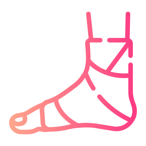 足の骨折 Generic gradient outline icon