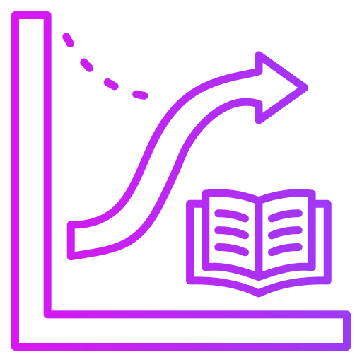 Learning curve Generic gradient outline icon