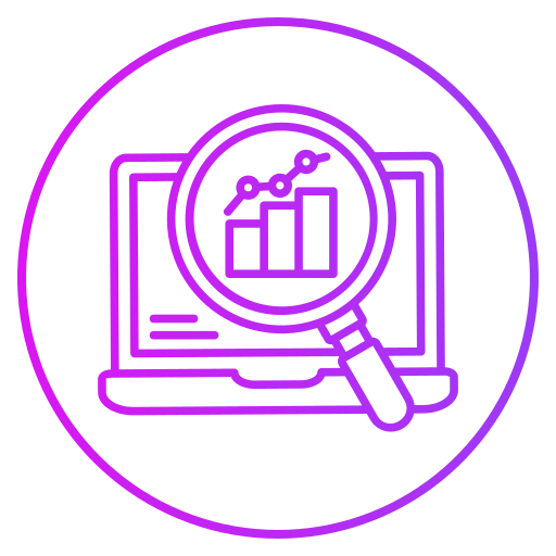 l'analyse des données Generic gradient outline Icône