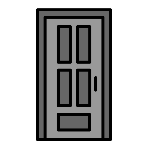 Door Generic color lineal-color icon