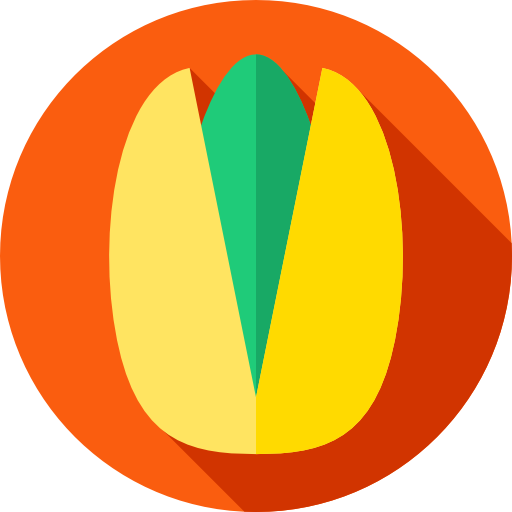 Pistachio Flat Circular Flat icon