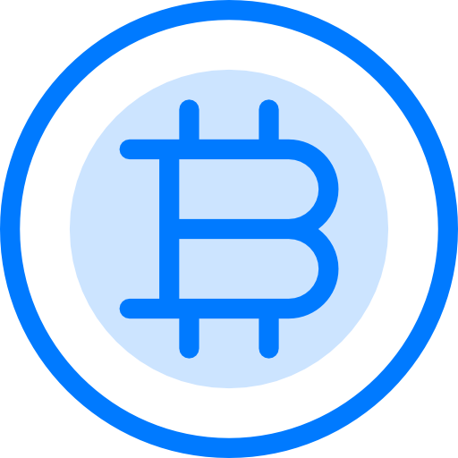 Bitcoin Vitaliy Gorbachev Blue icon