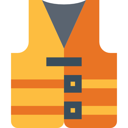 Life vest Smalllikeart Flat icon