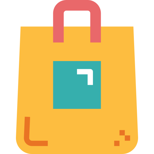 Shopping bag Smalllikeart Flat icon