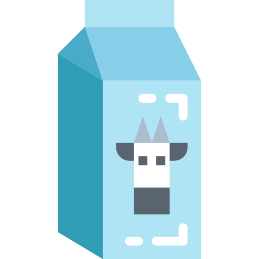 melk Smalllikeart Flat icoon