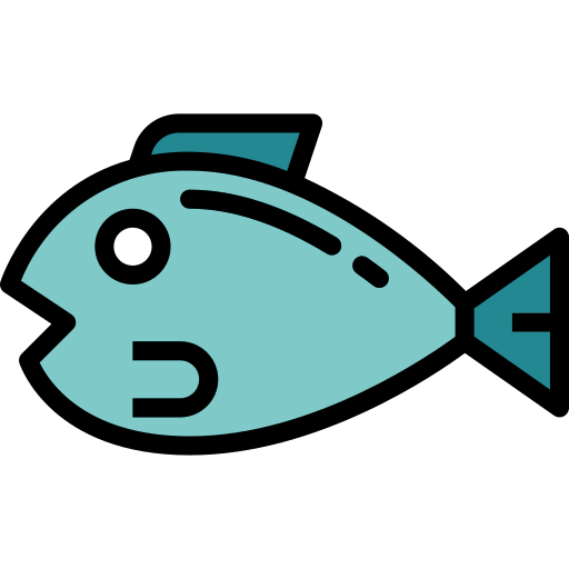 魚 Smalllikeart Lineal Color icon