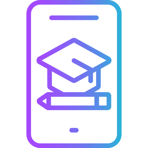 onderwijs-app Generic gradient outline icoon