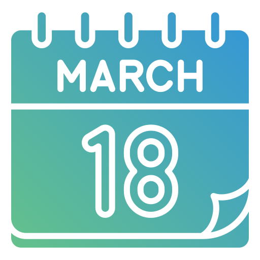 March Generic gradient fill icon
