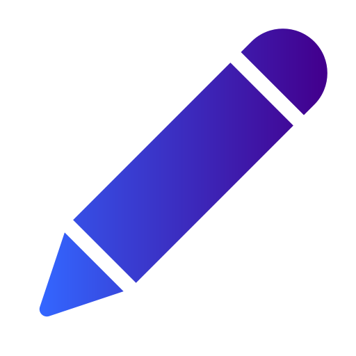 연필 Generic gradient fill icon