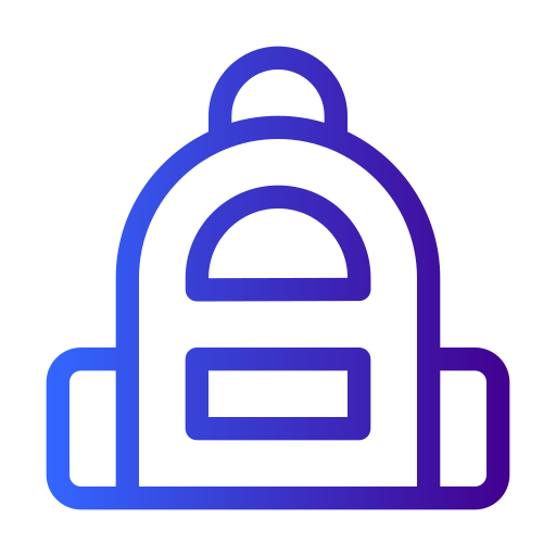 Backpack Generic gradient outline icon