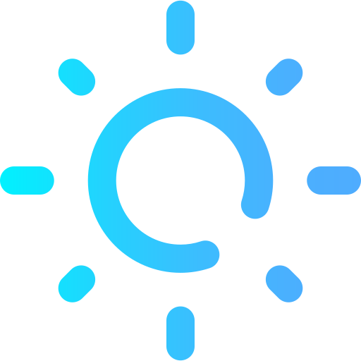太陽 Super Basic Omission Gradient icon