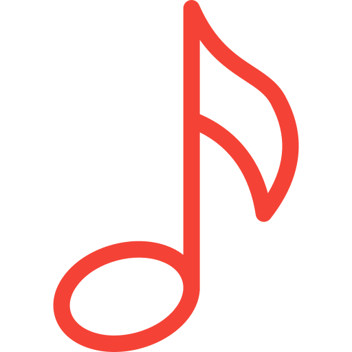 nota musical Generic color outline icono