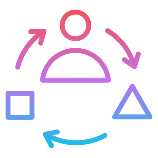 Adaptation Generic gradient outline icon