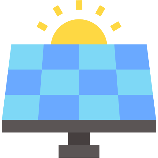 ソーラーパネル Generic color fill icon