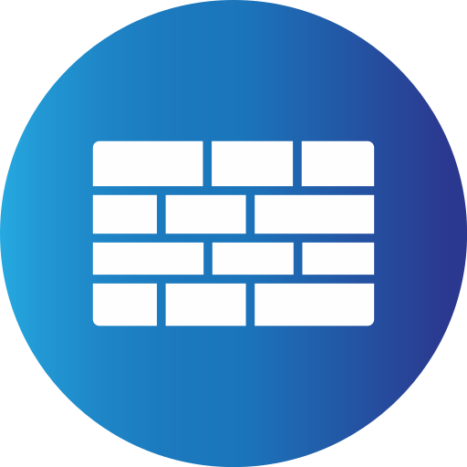 Brick wall Generic gradient fill icon