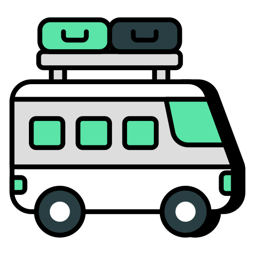 furgoneta de camping Generic color lineal-color icono