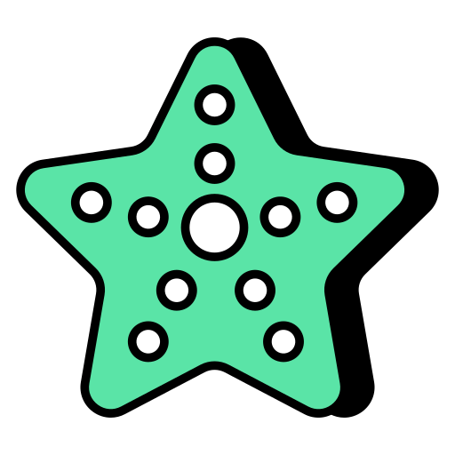 pez estrella Generic color lineal-color icono