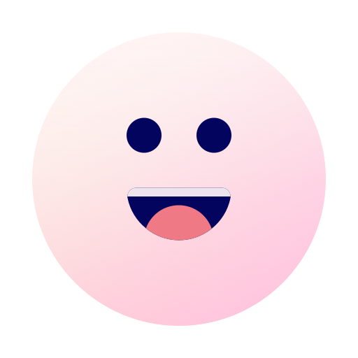 emoticon Generic gradient fill icon